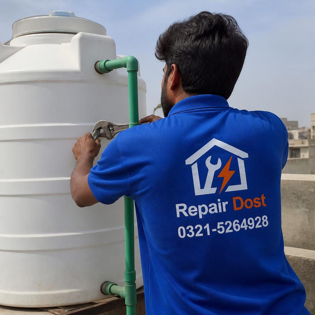 Repair Dost — Water tank installation
